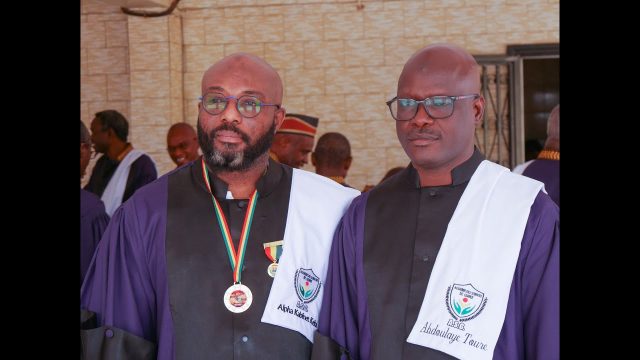 Pr Keita et Pr Touré, lauréats du Prix Mérieux célébrés par leurs pairs guinéens