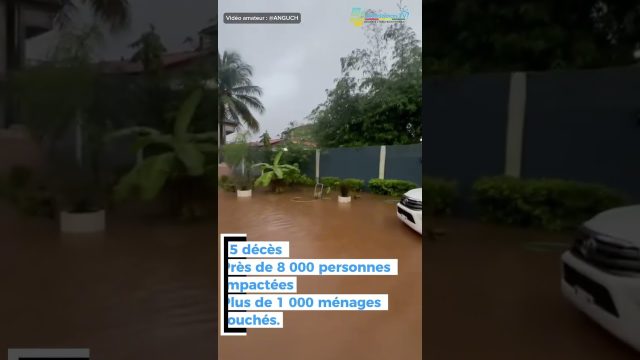 Des dégâts importants suite aux inondations à Conakry
